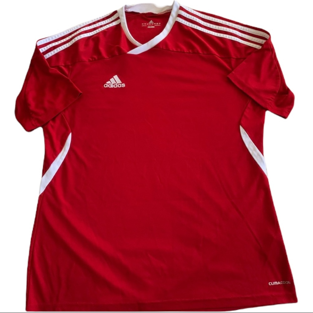 Adidas Mens Large red jersey